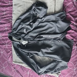 Columbia black button up